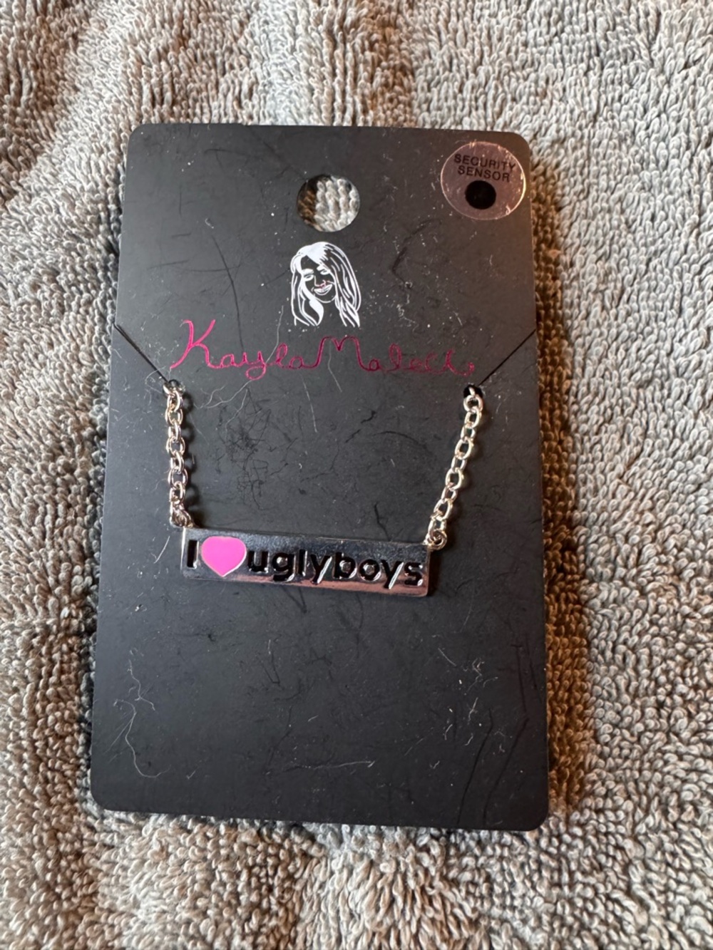 🌟 3/$20 Eligible! NWT Kayla Malecc/Spencer's Silver-Tone Bar Necklace